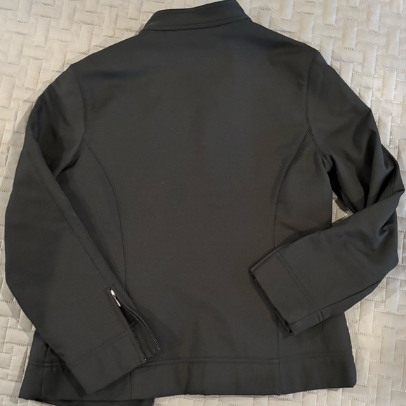 Hanna Andersson Fleece Lined Moto style Jacket 6 small petite - Picture 4 of 4